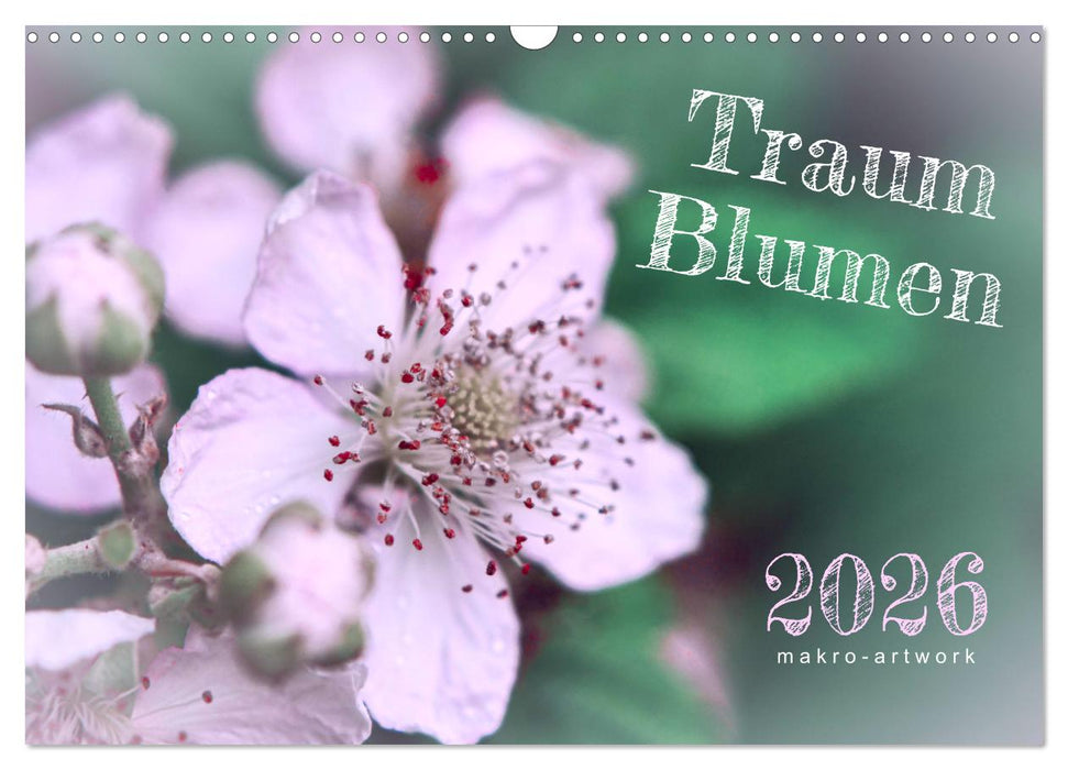 Traum Blumen (CALVENDO Wandkalender 2026)