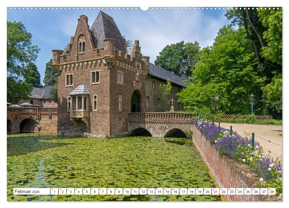 Rhein-Erft-Kreis - Burgen, Schlösser und mehr (CALVENDO Wandkalender 2026)