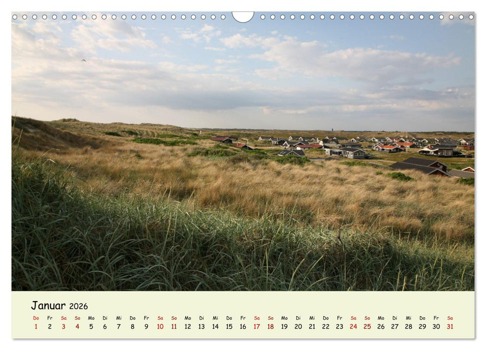Unterwegs in Dänemark von der Nordsee bis zur Ostsee (CALVENDO Wandkalender 2026)