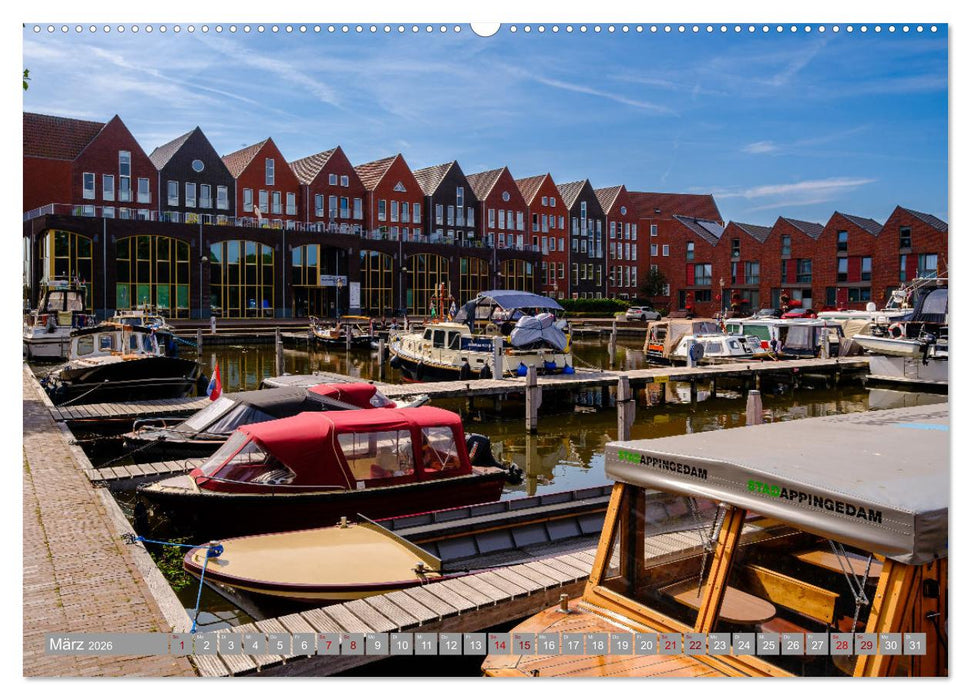 Ein Blick auf Appingedam (CALVENDO Wandkalender 2026)