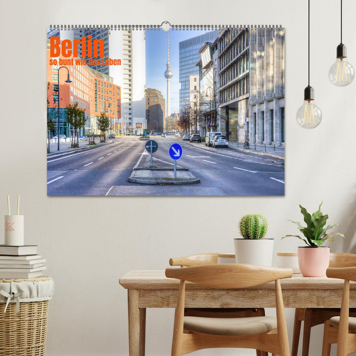 Berlin, so bunt wie das Leben (CALVENDO Wandkalender 2026)