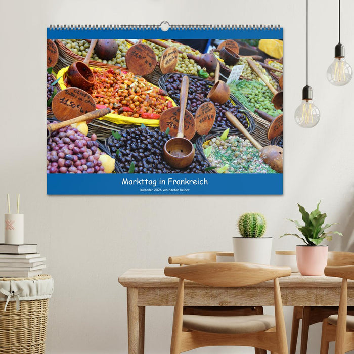 Markttag in Frankreich (CALVENDO Wandkalender 2026)