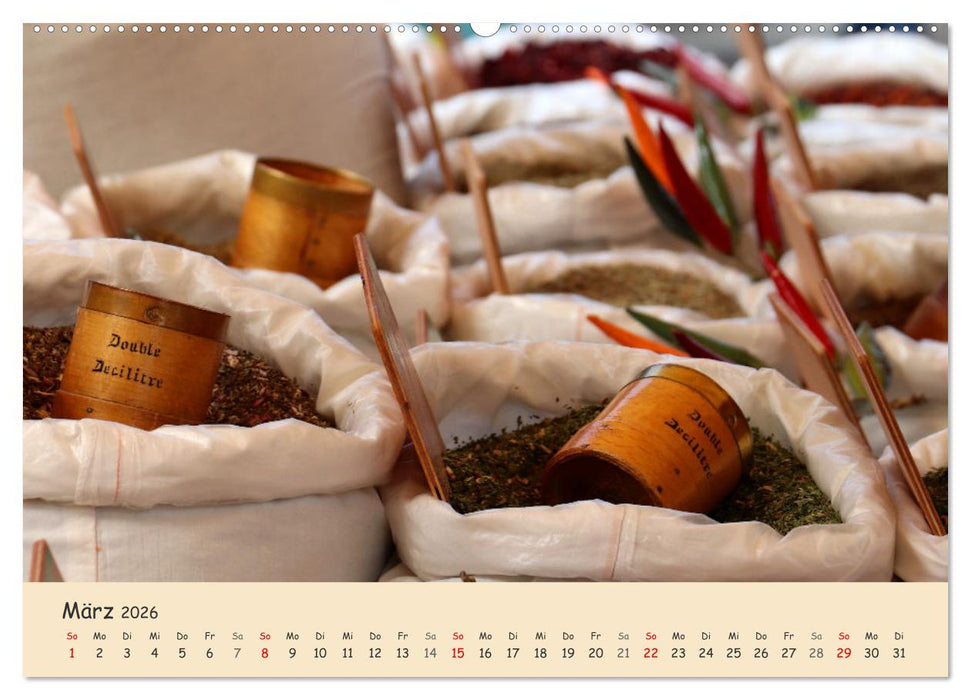 Markttag in Frankreich (CALVENDO Wandkalender 2026)