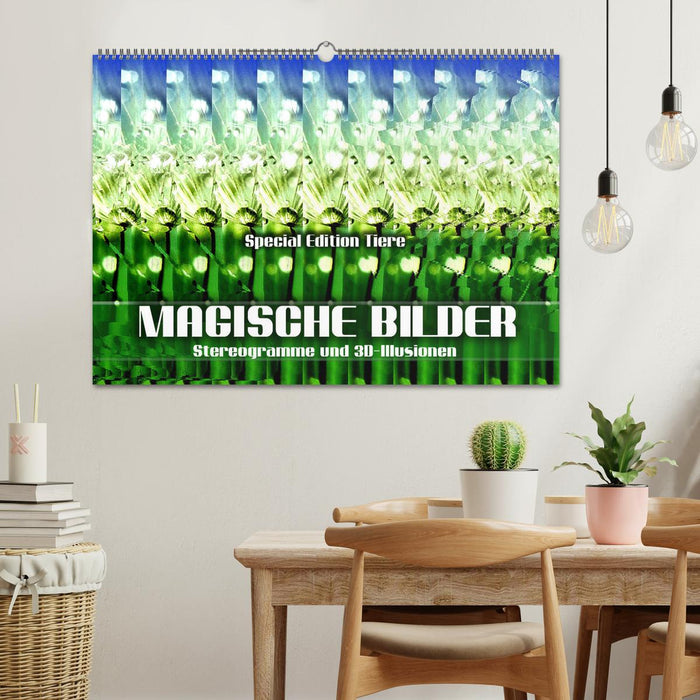 Magische Bilder - Stereogramme und 3D-Illusionen (CALVENDO Wandkalender 2026)