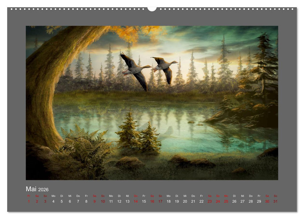 Geheimnisse des alten Waldes (CALVENDO Wandkalender 2026)
