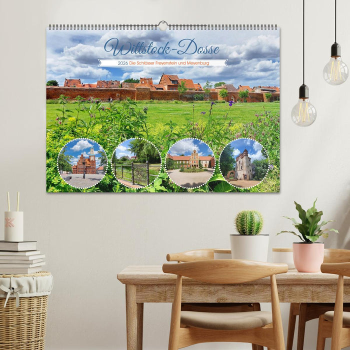 Wittstock-Dosse - Die Schlösser Freyenstein und Meyenburg (CALVENDO Wandkalender 2026)