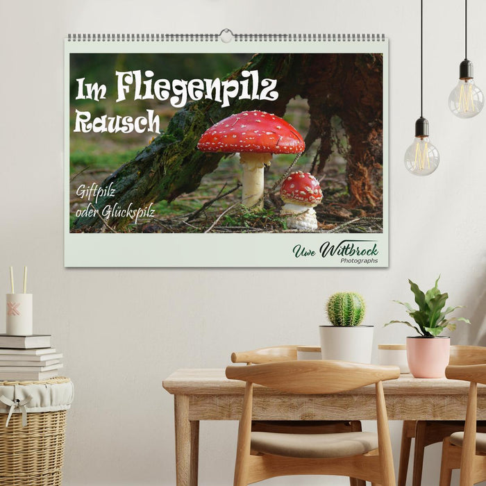 Im Fliegenpilz Rausch (CALVENDO Wandkalender 2026)