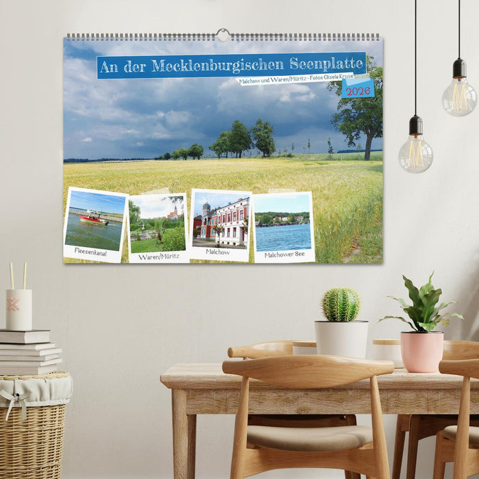 An der Mecklenburgischen Seenplatte Malchow und Waren/Müritz (CALVENDO Wandkalender 2026)