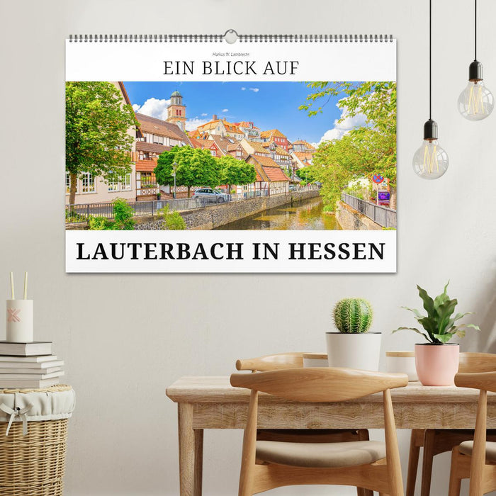 Ein Blick auf Lauterbach in Hessen (CALVENDO Wandkalender 2026)