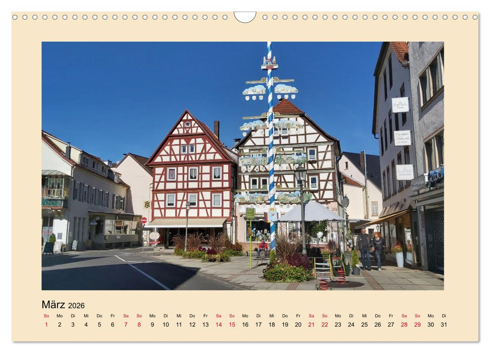 Kurort Bad Orb im Spessart (CALVENDO Wandkalender 2026)