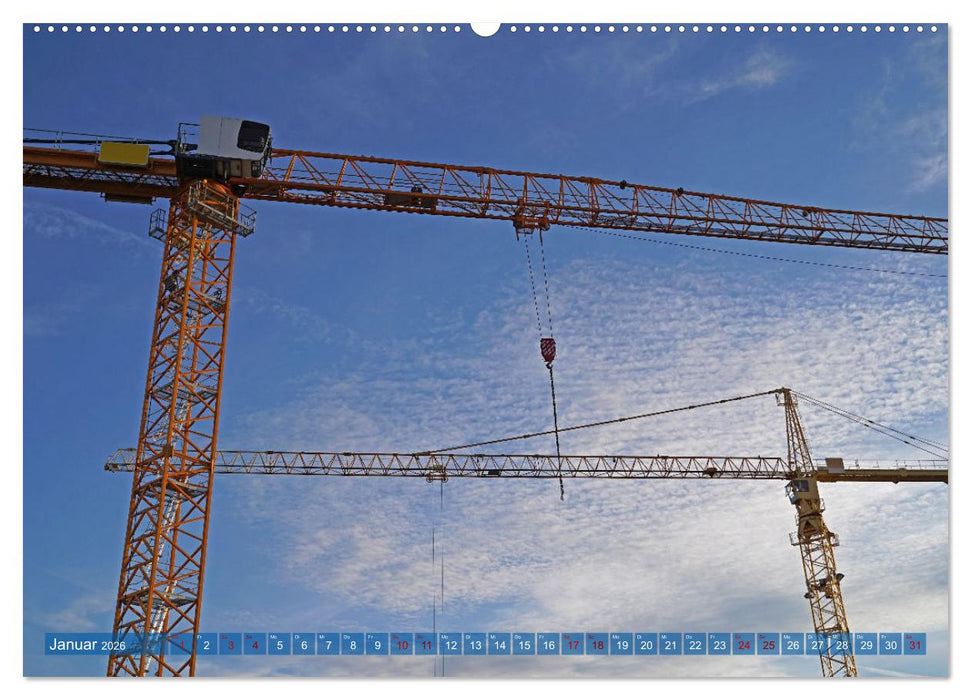 Faszination Kräne (CALVENDO Wandkalender 2026)