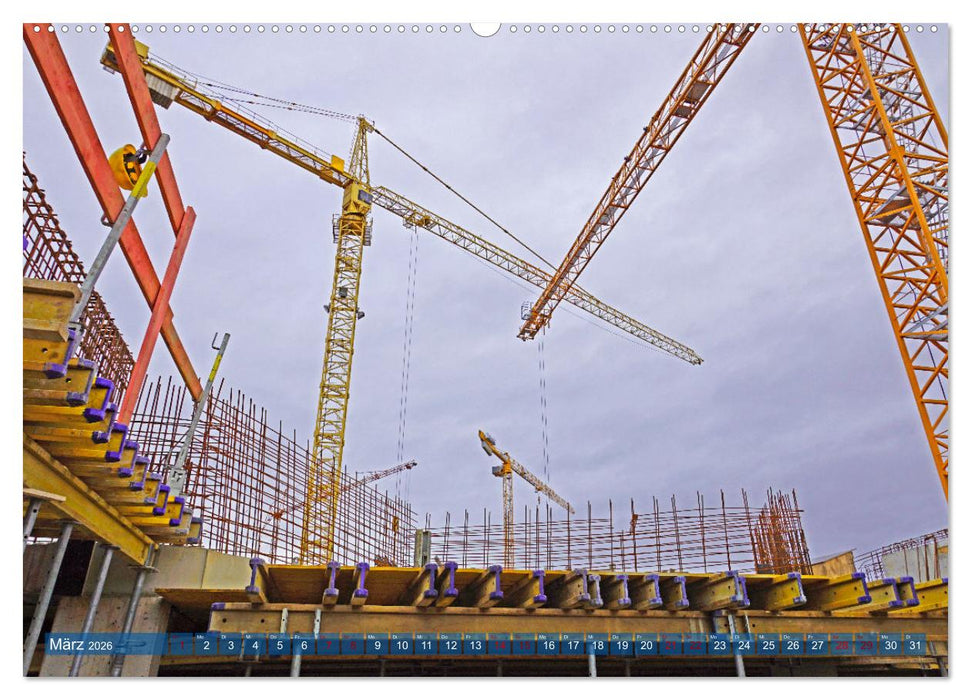 Faszination Kräne (CALVENDO Wandkalender 2026)