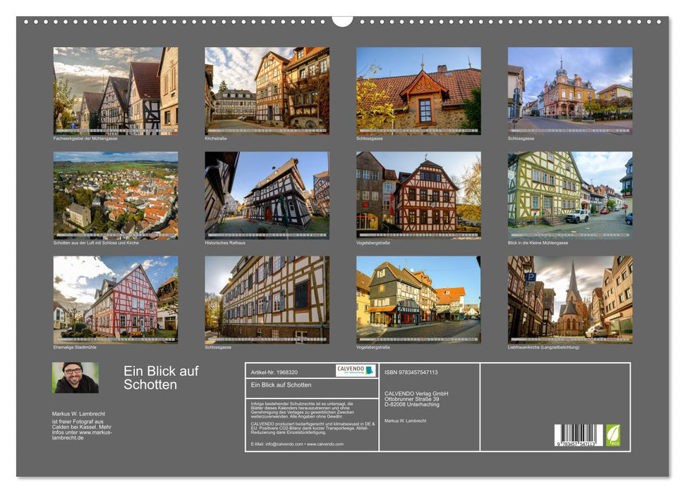 Ein Blick auf Schotten (CALVENDO Wandkalender 2026)