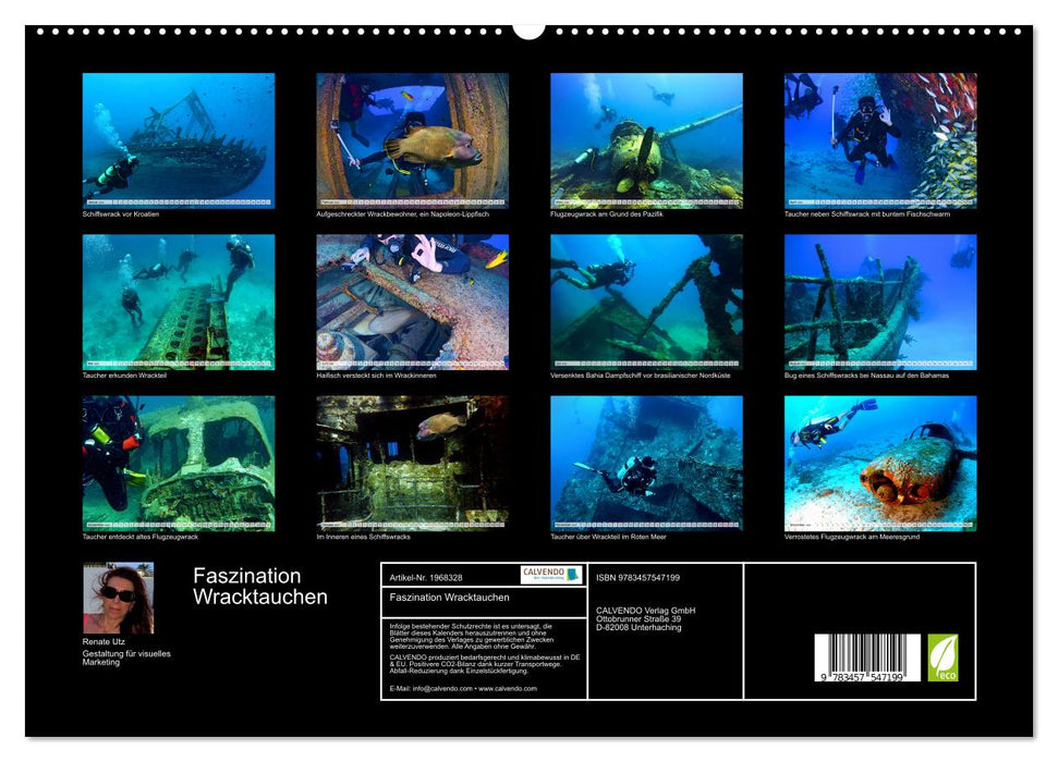 Faszination Wracktauchen (CALVENDO Premium Wandkalender 2026)