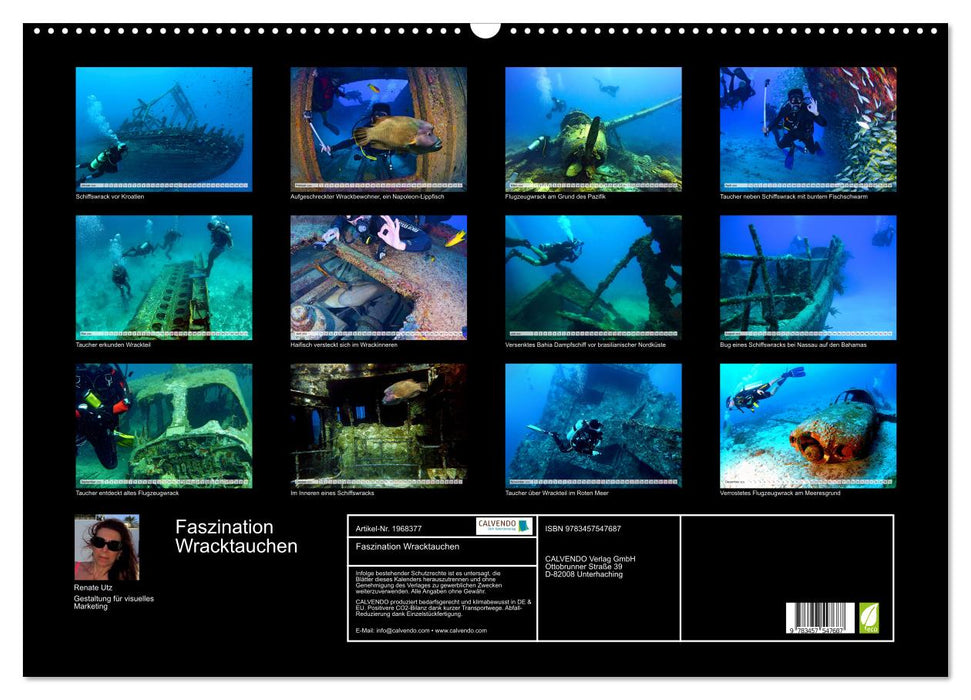 Faszination Wracktauchen (CALVENDO Wandkalender 2026)