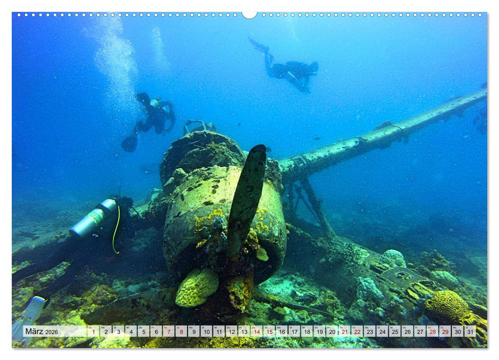 Faszination Wracktauchen (CALVENDO Wandkalender 2026)