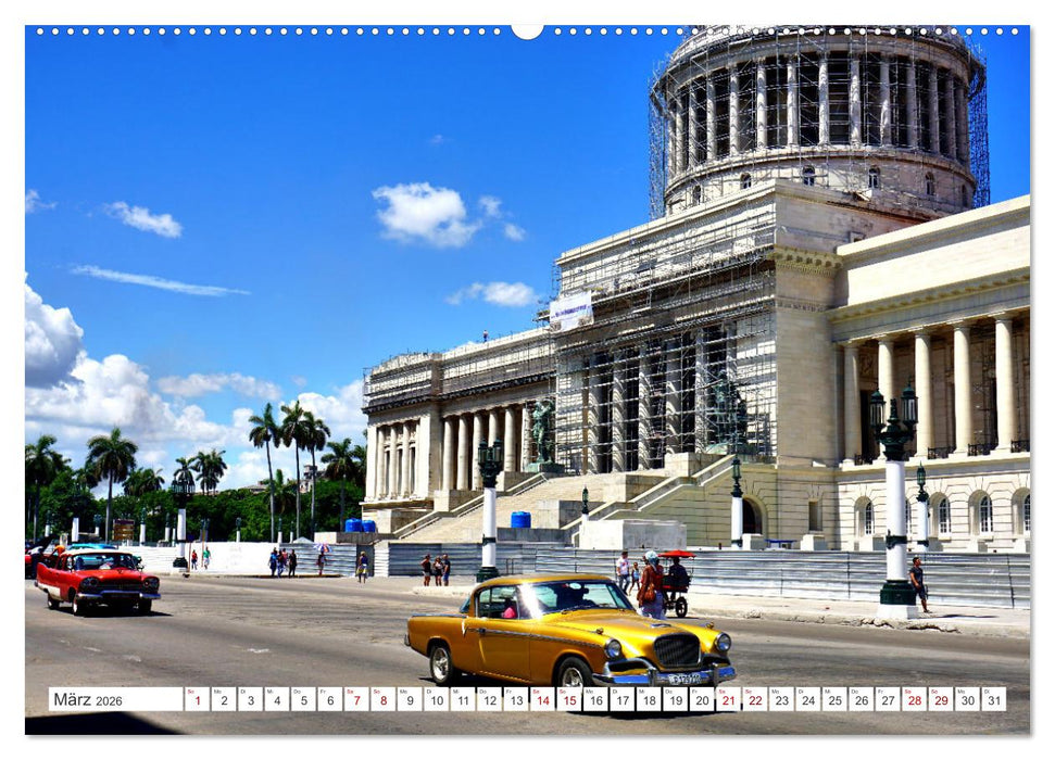 Oldtimer Raritäten - Studebaker Hawk und Lark in Kuba (CALVENDO Wandkalender 2026)