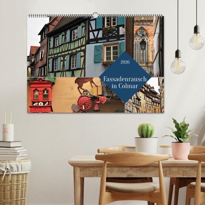 Fassadenrausch in Colmar (CALVENDO Wandkalender 2026)