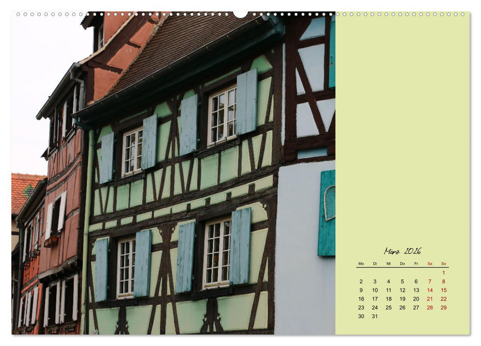 Fassadenrausch in Colmar (CALVENDO Wandkalender 2026)