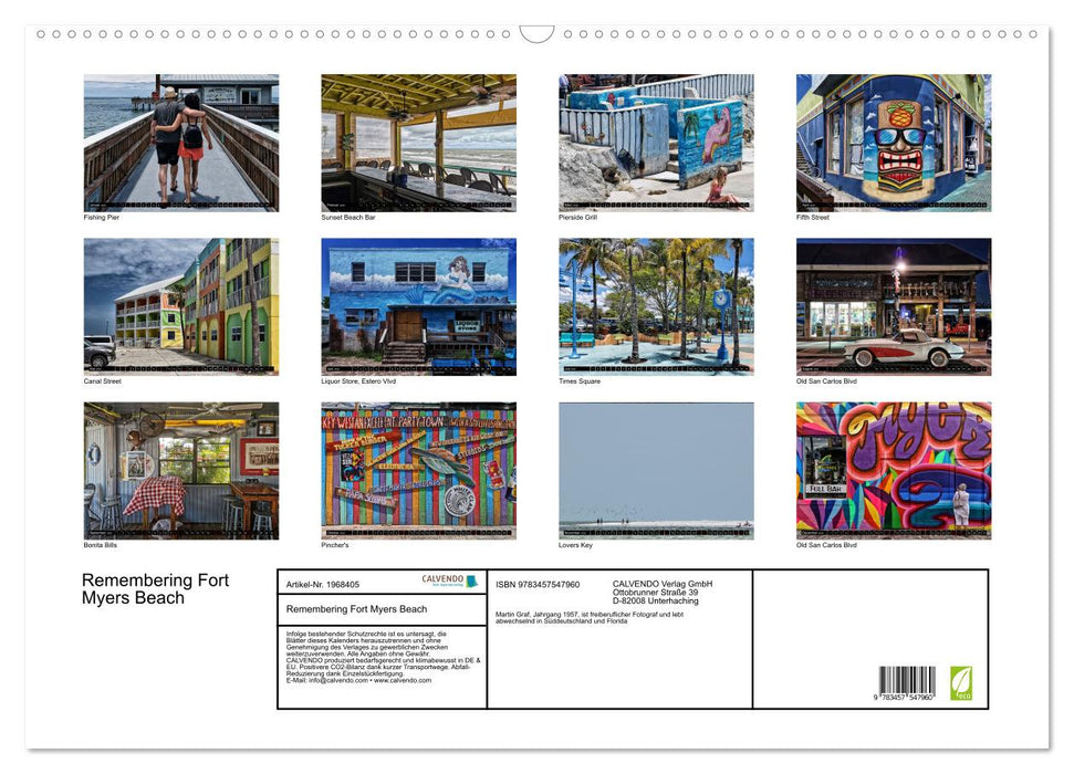 Remembering Fort Myers Beach (CALVENDO Wandkalender 2026)