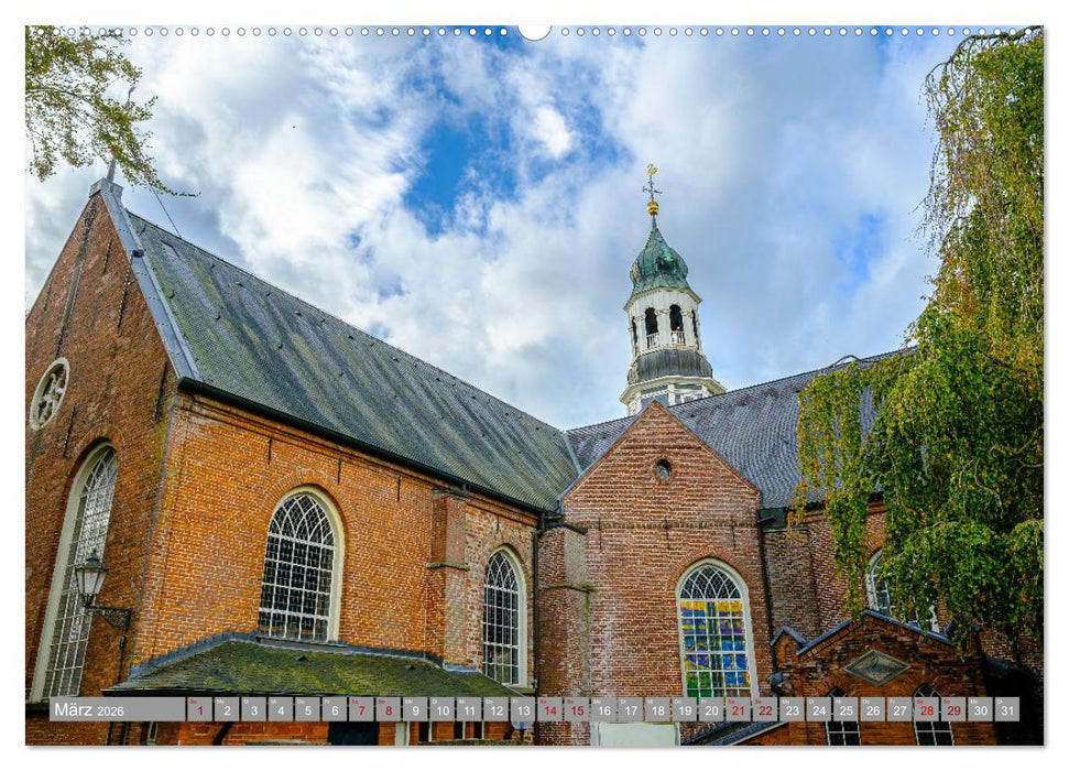 Ein Blick auf Leer (Ostfriesland) (CALVENDO Wandkalender 2026)