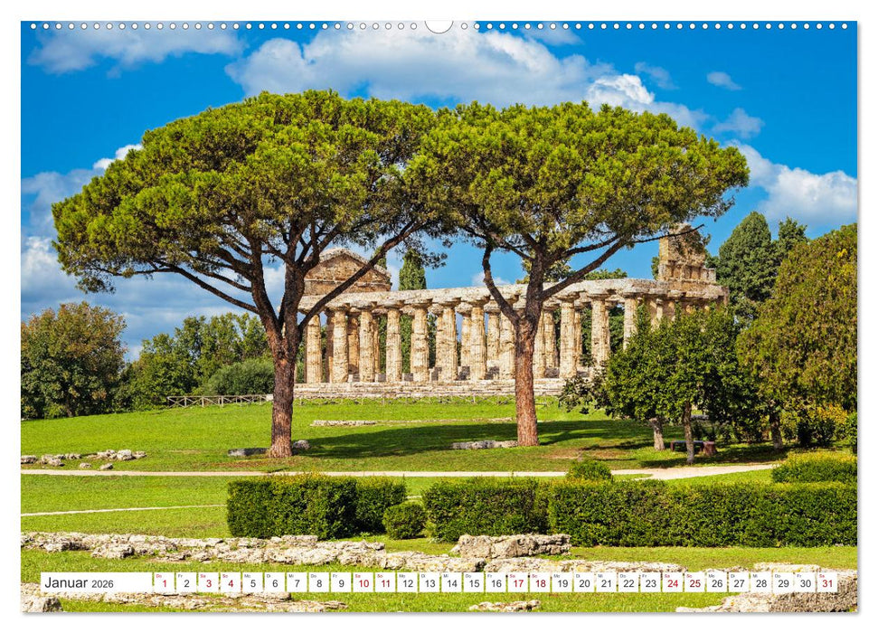 Magna Graecia - Griechische antike Stätten in Süditalien (CALVENDO Wandkalender 2026)