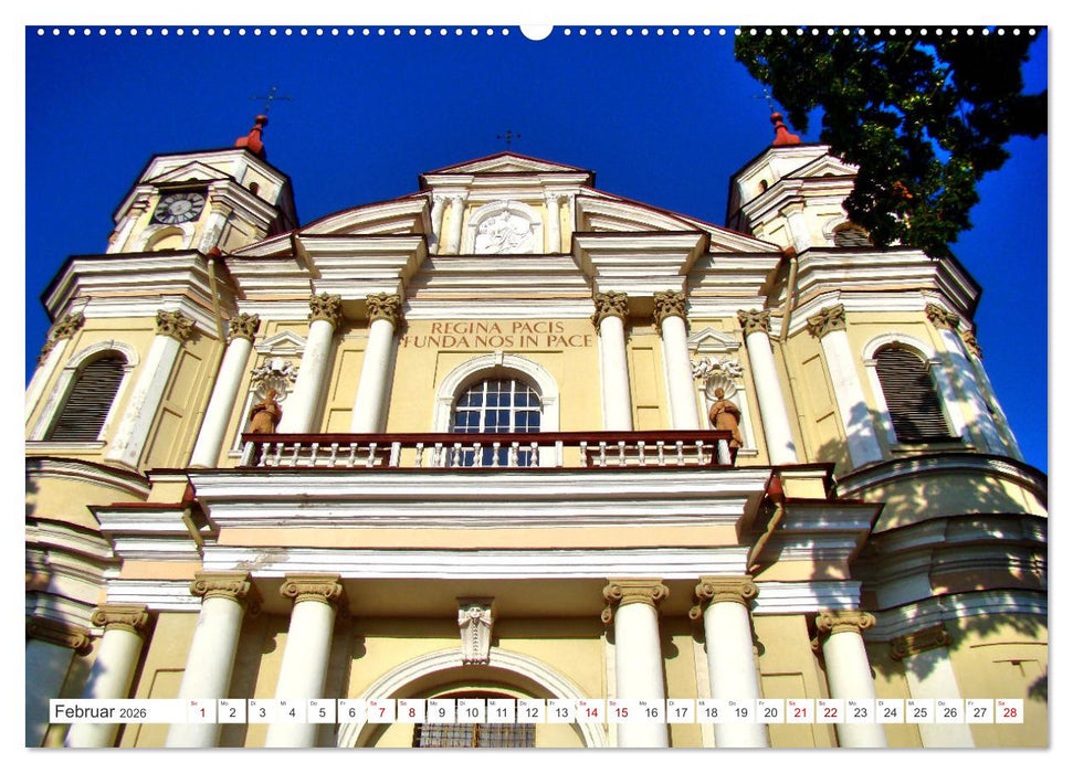 Wilna - Das Rom des Ostens (CALVENDO Wandkalender 2026)