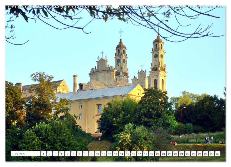 Wilna - Das Rom des Ostens (CALVENDO Wandkalender 2026)