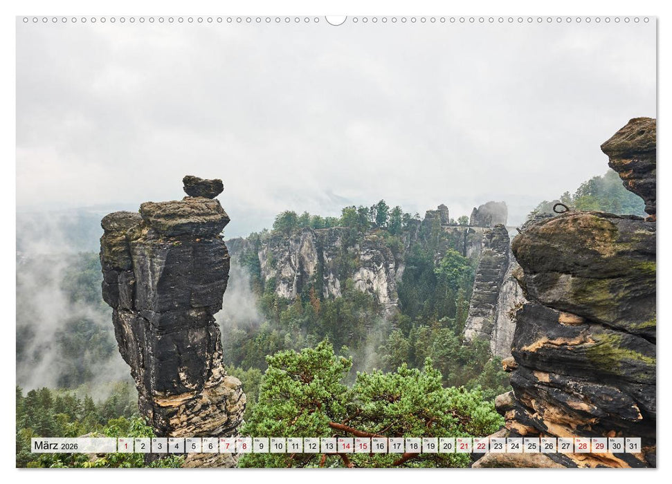 Sächsische Schweiz Momente 2026 (CALVENDO Wandkalender 2026)