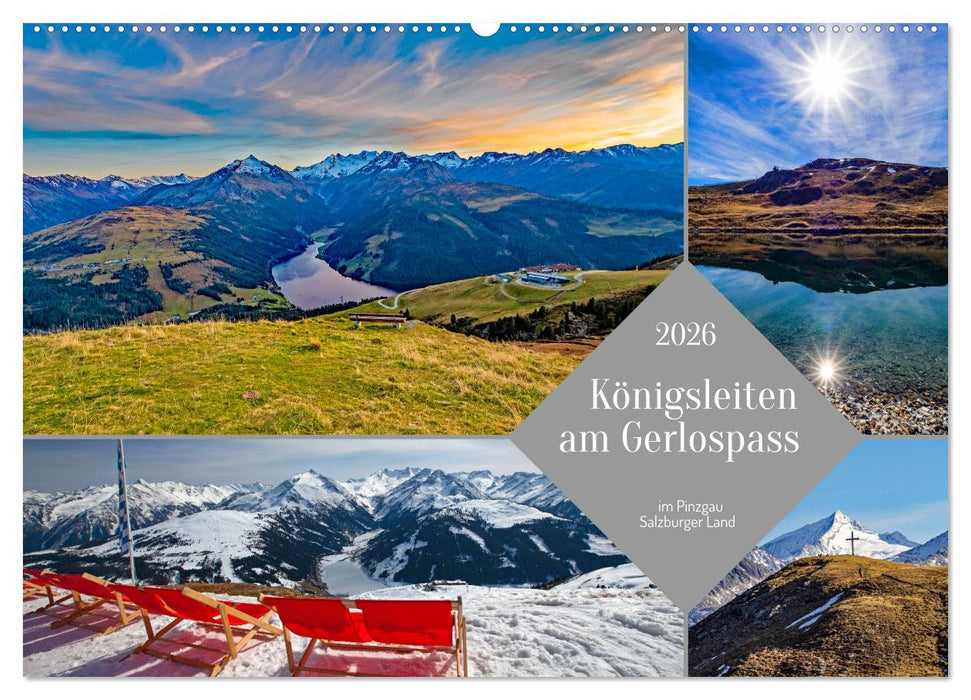 Königsleiten am Gerlospass (CALVENDO Wandkalender 2026)