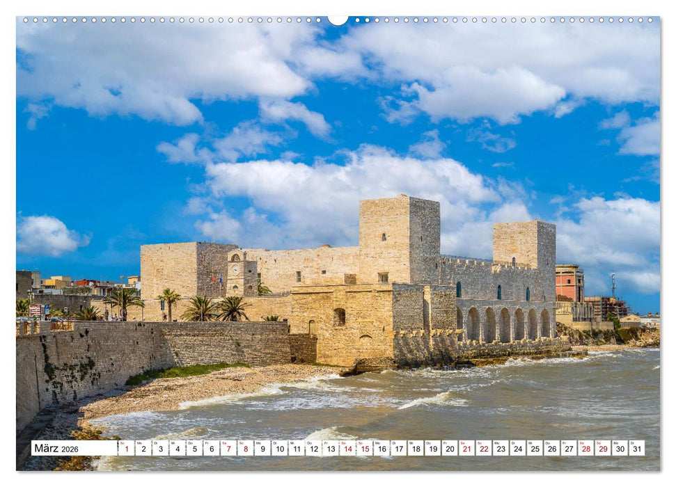 Süditalien - Sonnenverwöhnt mit viel Kultur und Geschichte (CALVENDO Wandkalender 2026)