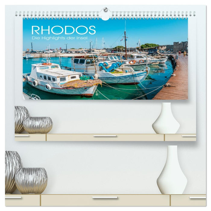 Rhodos - Die Highlights der Insel (CALVENDO Premium Wandkalender 2026)