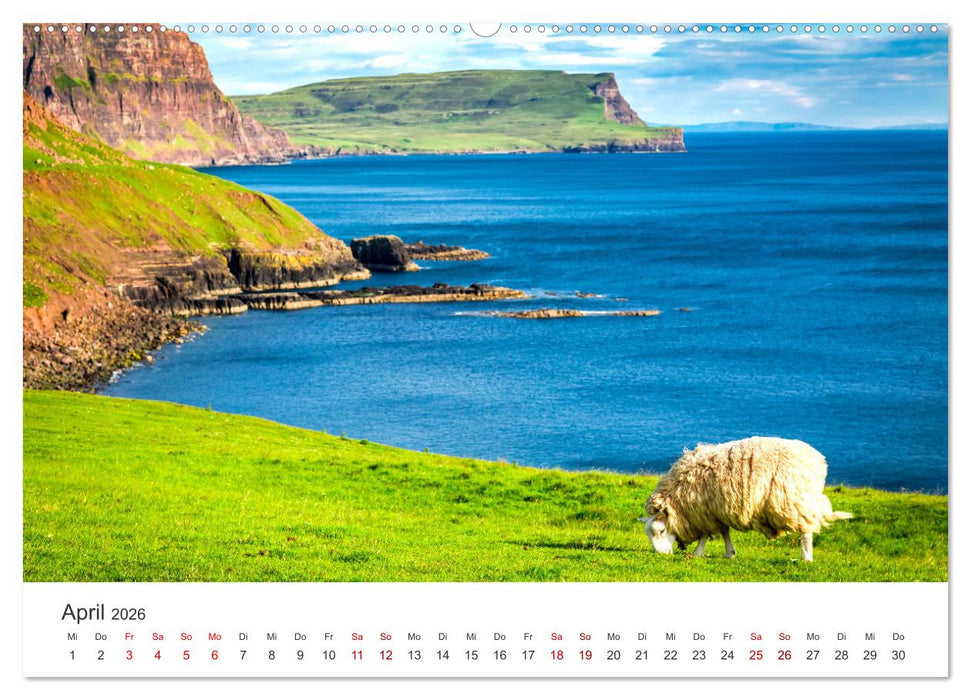 Insel Skye - Atemberaubende Naturkulisse (CALVENDO Wandkalender 2026)