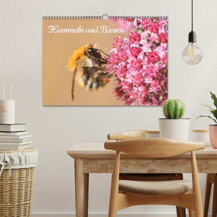Hummeln und Bienen (CALVENDO Wandkalender 2026)