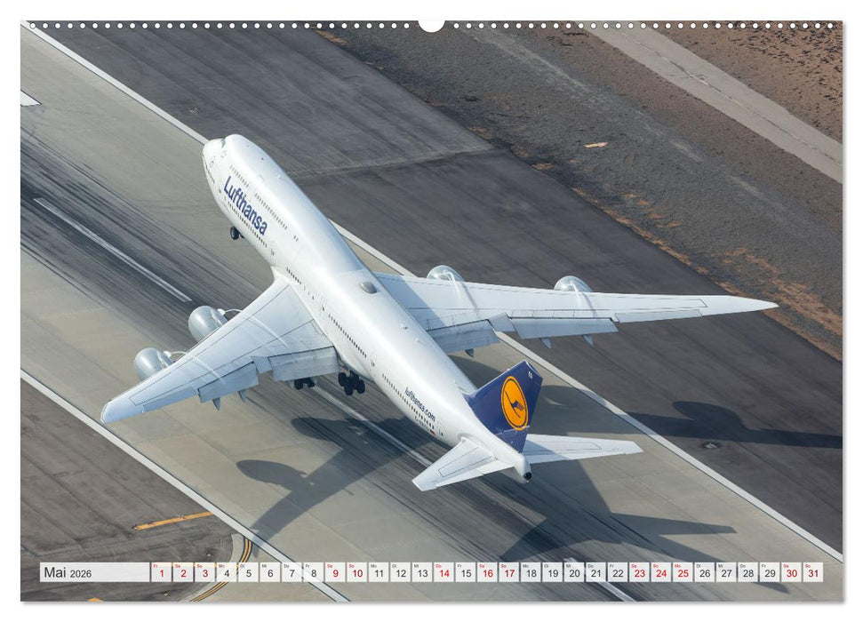 Airliners Air-to-air (CALVENDO Wandkalender 2026)