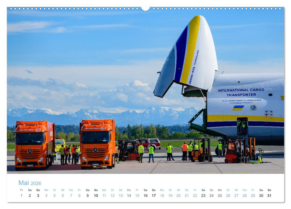 Antonov Airlines, Transportflugzeuge der Superlative (CALVENDO Wandkalender 2026)