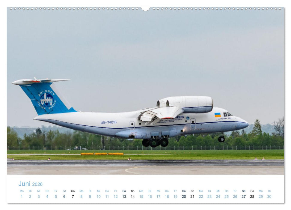 Antonov Airlines, Transportflugzeuge der Superlative (CALVENDO Wandkalender 2026)