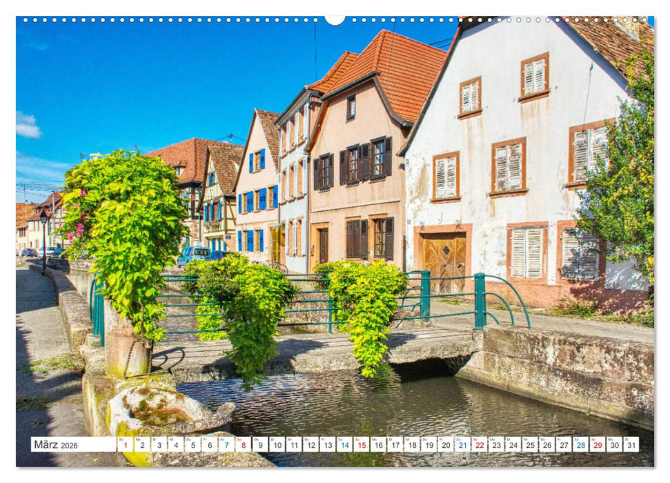 Wissembourg - Das Elsass von seiner schönsten Seite (CALVENDO Wandkalender 2026)