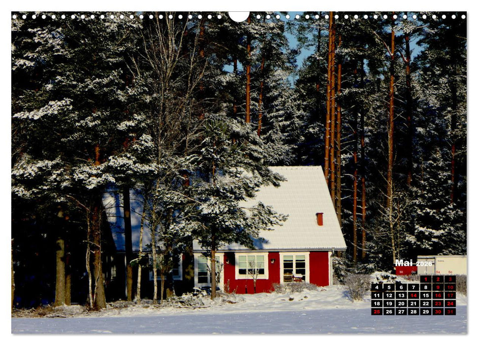 Wintertraum in Smaland (CALVENDO Wandkalender 2026)