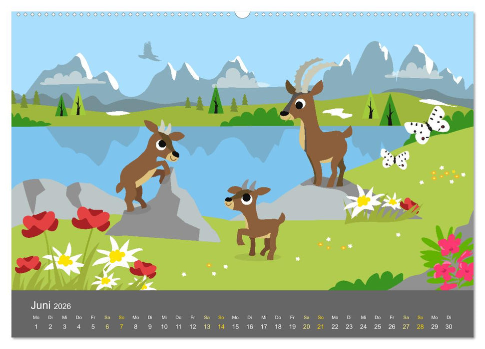 Süße Tierkinder (CALVENDO Wandkalender 2026)