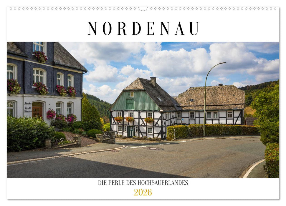 Nordenau - Die Perle des Hochsauerlandes (CALVENDO Wandkalender 2026)