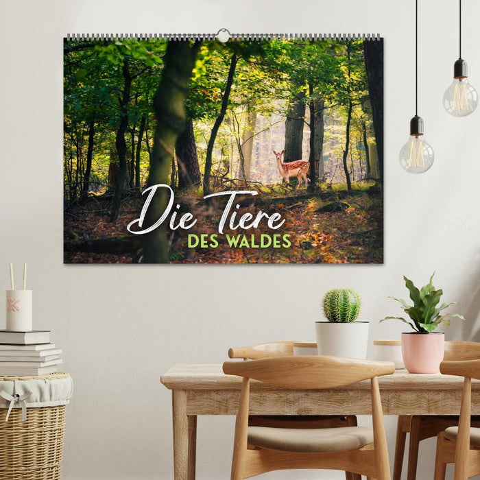 Die Tiere des Waldes (CALVENDO Wandkalender 2026)