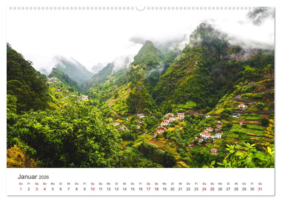 Madeira - Die Blumeninsel im Atlantik. (CALVENDO Wandkalender 2026)