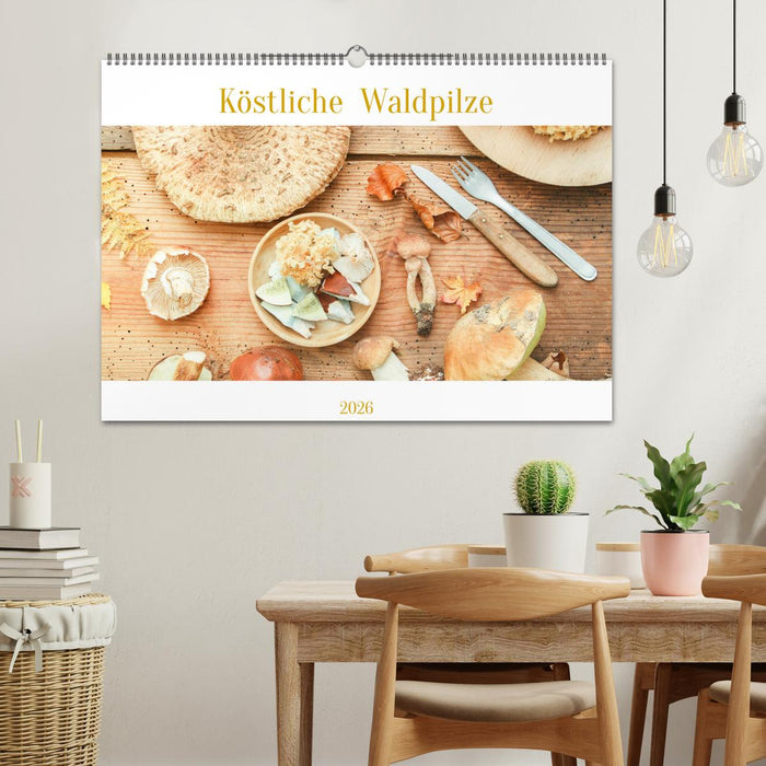 Köstliche Waldpilze (CALVENDO Wandkalender 2026)