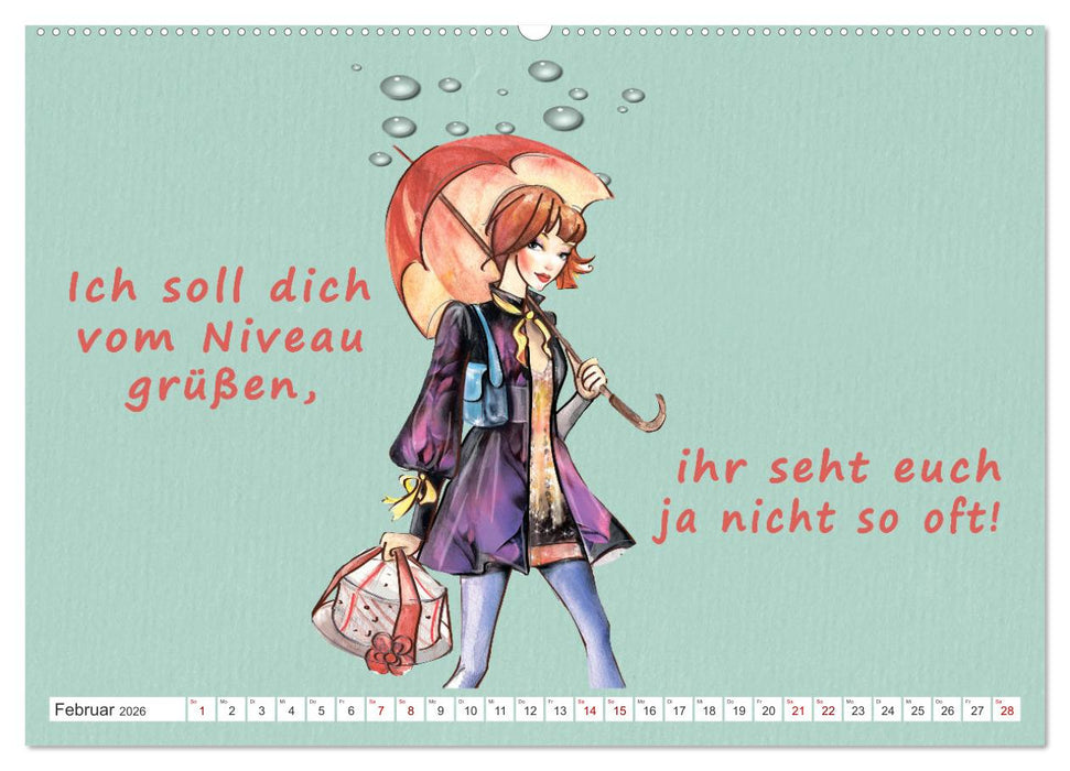 Frech aber ehrlich (CALVENDO Premium Wandkalender 2026)