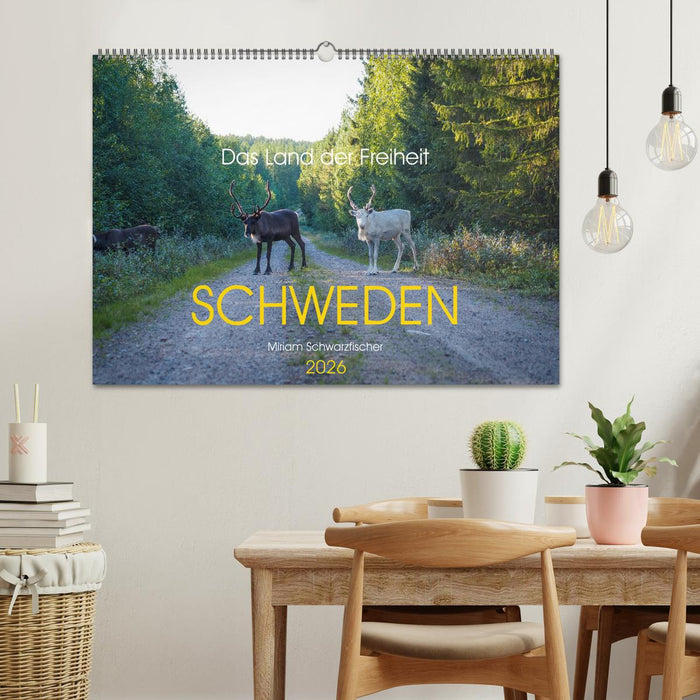 Das Land der Freiheit Schweden (CALVENDO Wandkalender 2026)