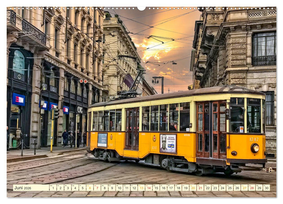 Straßenbahnen - flott unterwegs (CALVENDO Premium Wandkalender 2026)