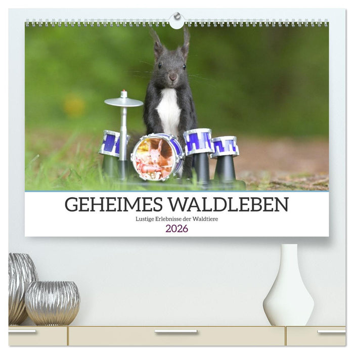 Geheimes Waldleben (CALVENDO Premium Wandkalender 2026)