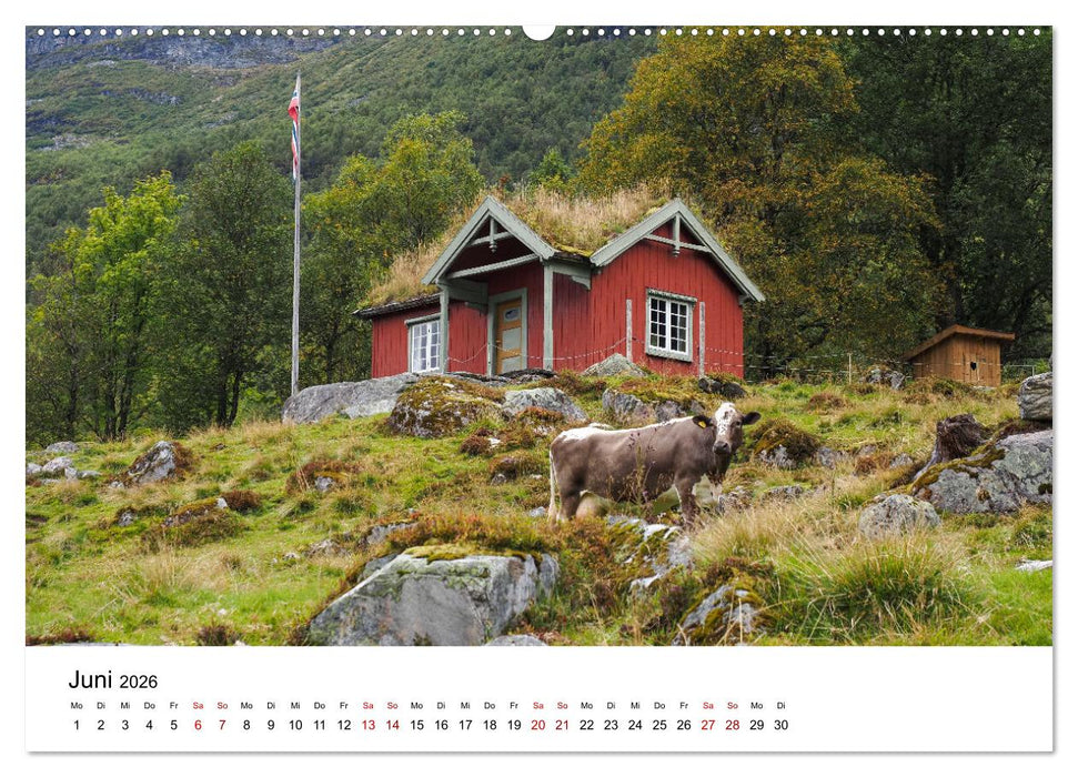 Spektakuläre Bergwelten Norwegen (CALVENDO Premium Wandkalender 2026)
