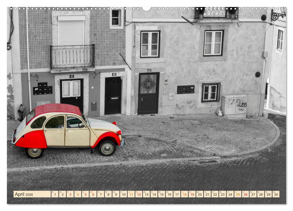 Citroën 2CV - Entenparade (CALVENDO Premium Wandkalender 2026)